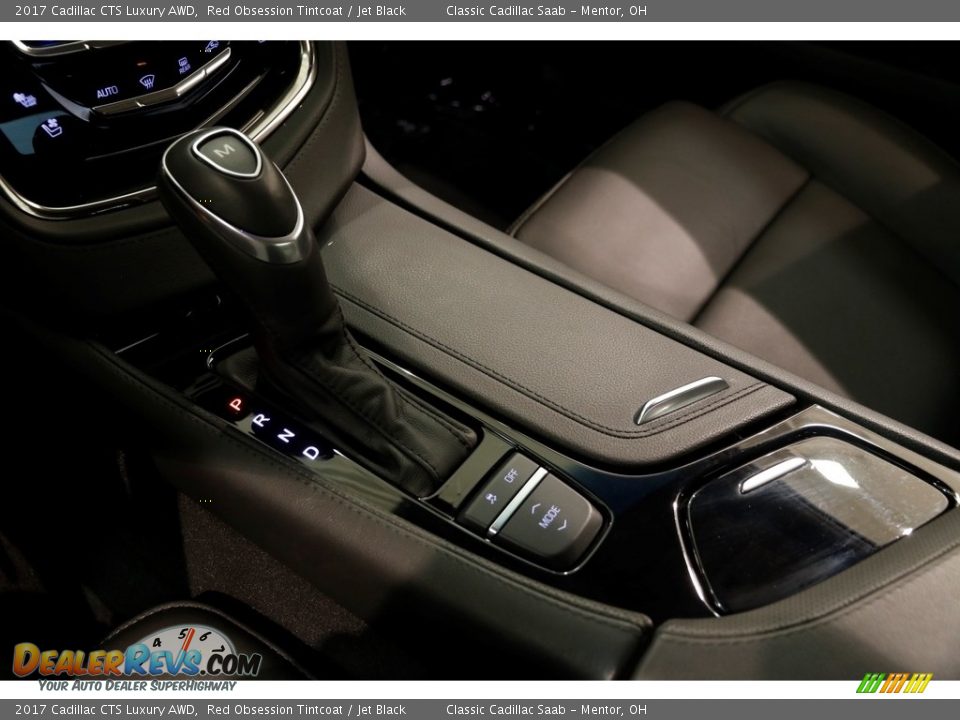 2017 Cadillac CTS Luxury AWD Red Obsession Tintcoat / Jet Black Photo #15