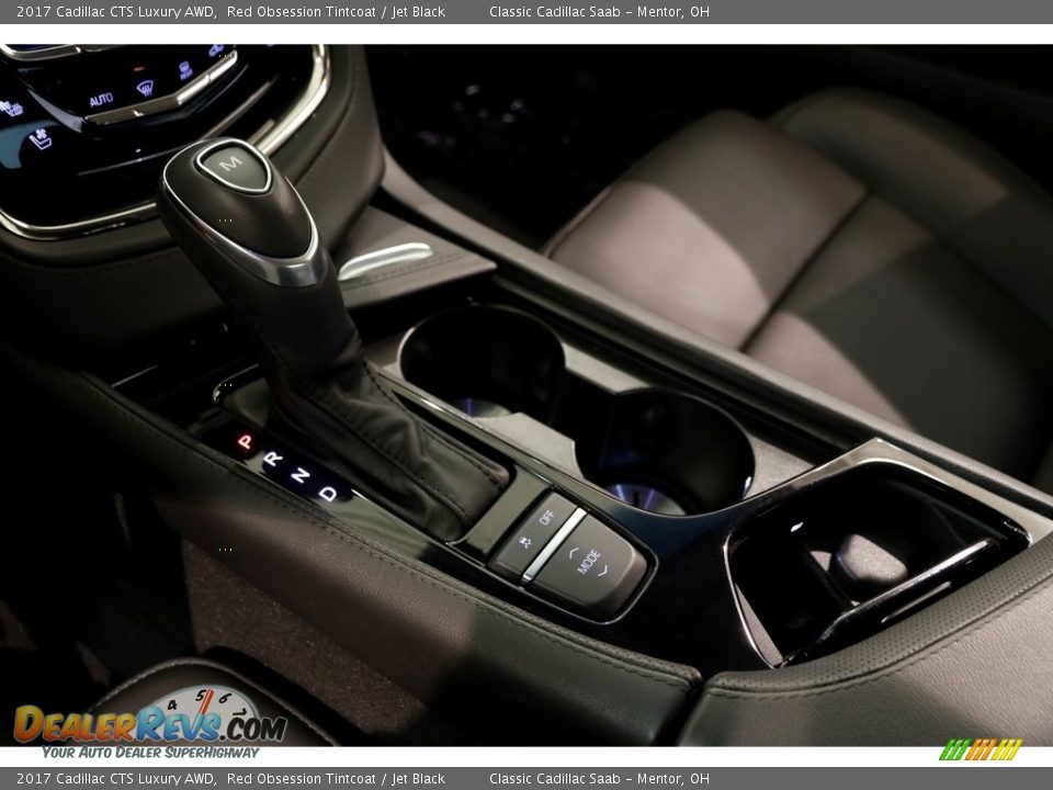 2017 Cadillac CTS Luxury AWD Red Obsession Tintcoat / Jet Black Photo #16