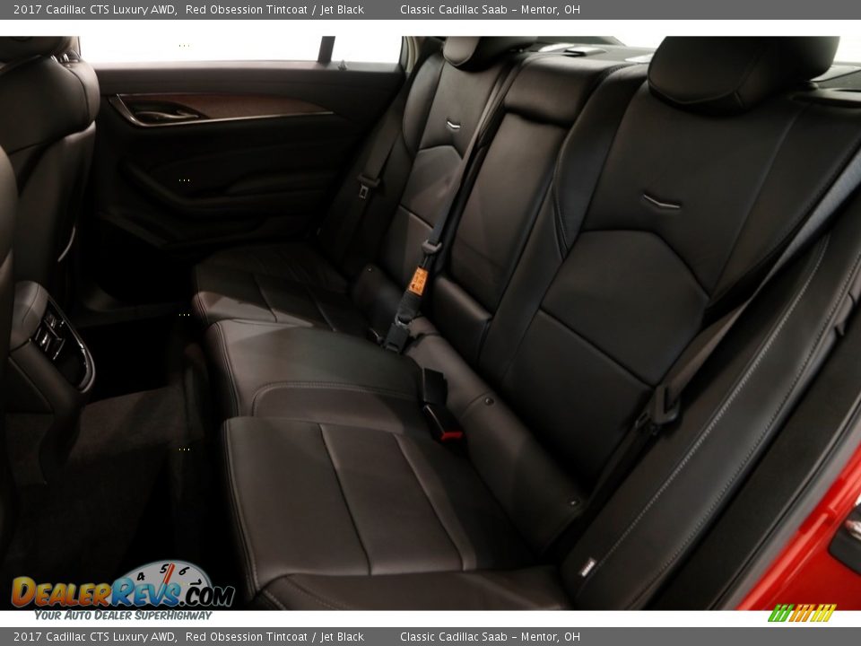 2017 Cadillac CTS Luxury AWD Red Obsession Tintcoat / Jet Black Photo #19