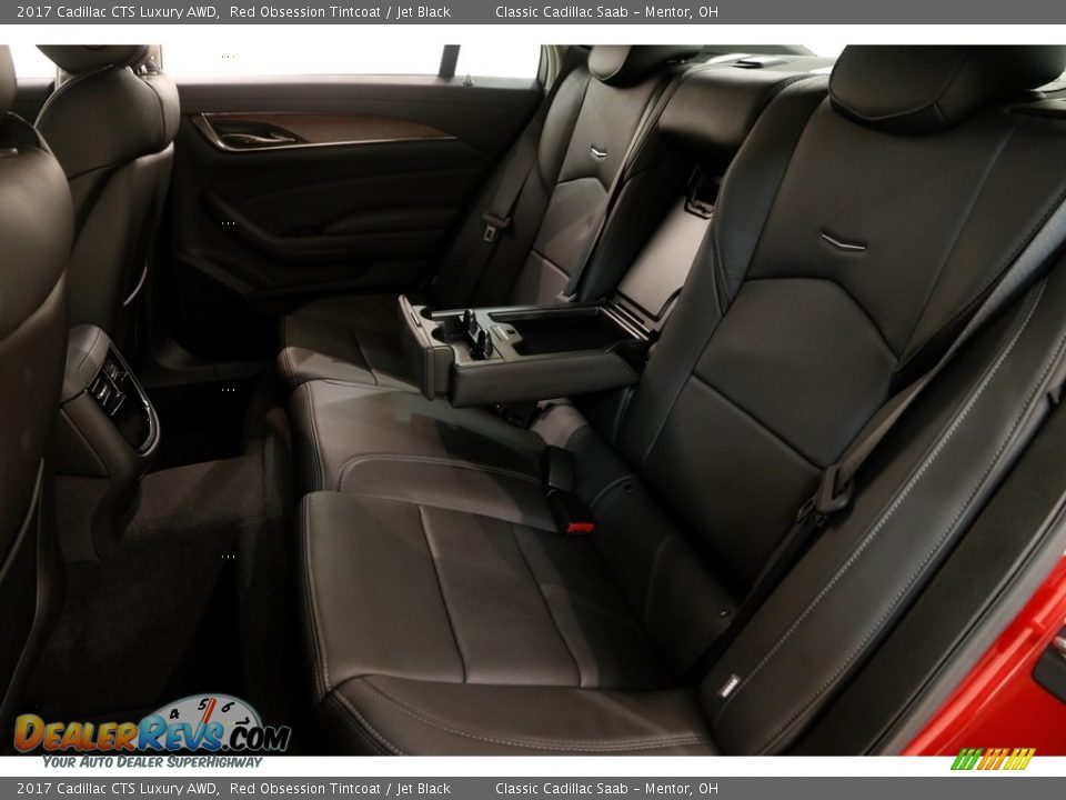 2017 Cadillac CTS Luxury AWD Red Obsession Tintcoat / Jet Black Photo #20
