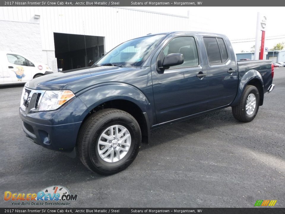 2017 Nissan Frontier SV Crew Cab 4x4 Arctic Blue Metallic / Steel Photo #2