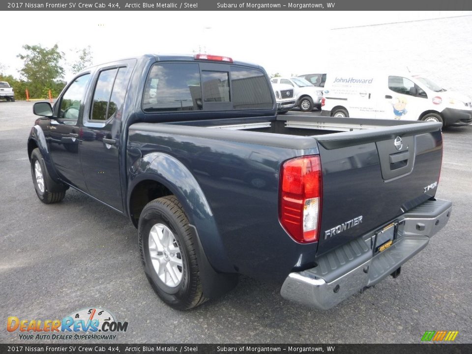 2017 Nissan Frontier SV Crew Cab 4x4 Arctic Blue Metallic / Steel Photo #4