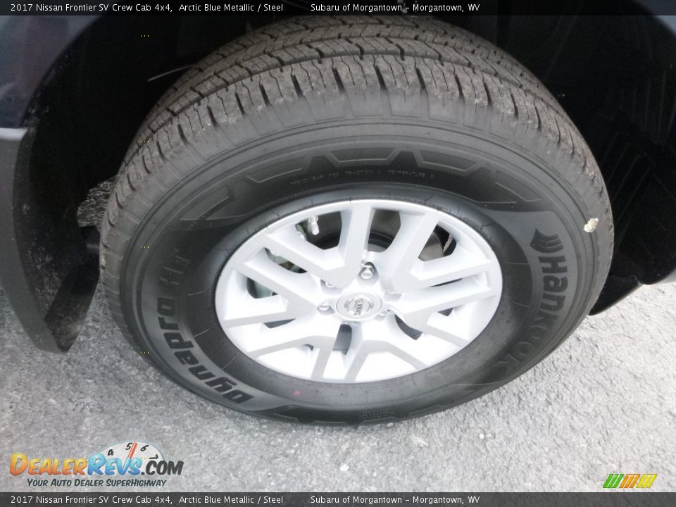 2017 Nissan Frontier SV Crew Cab 4x4 Arctic Blue Metallic / Steel Photo #9