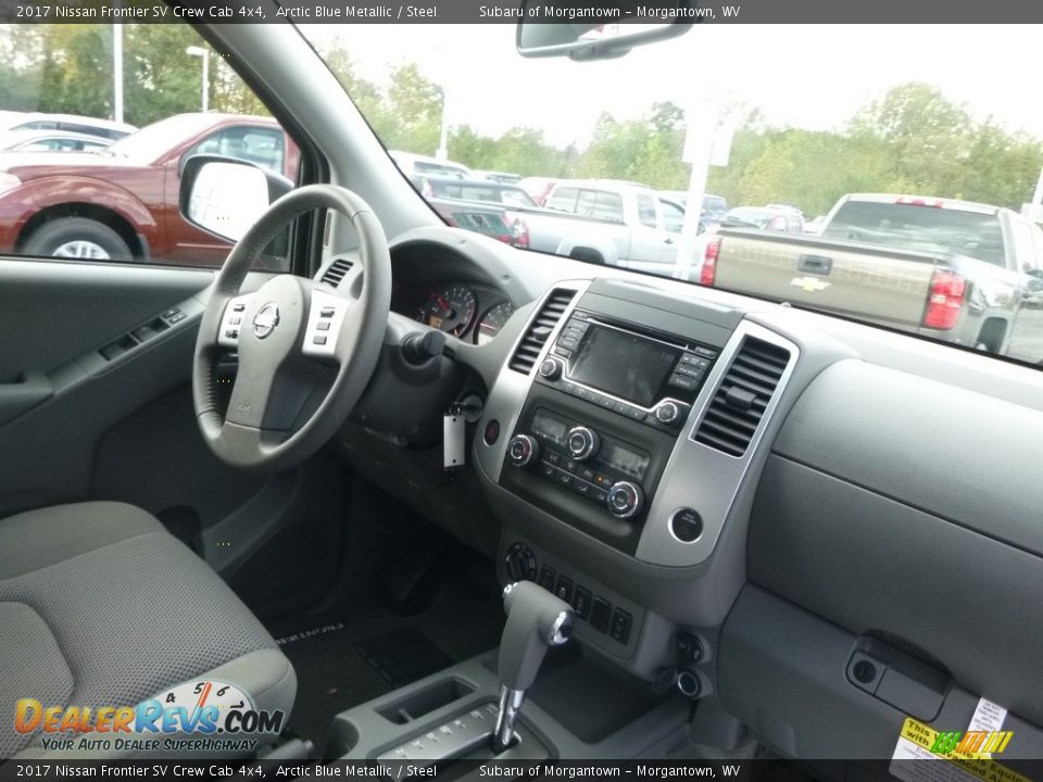 2017 Nissan Frontier SV Crew Cab 4x4 Arctic Blue Metallic / Steel Photo #11