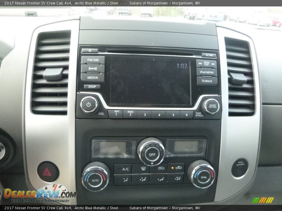 2017 Nissan Frontier SV Crew Cab 4x4 Arctic Blue Metallic / Steel Photo #16