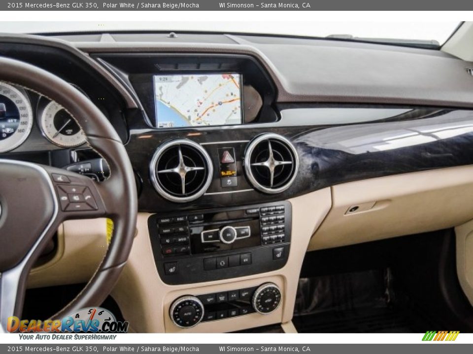 2015 Mercedes-Benz GLK 350 Polar White / Sahara Beige/Mocha Photo #5