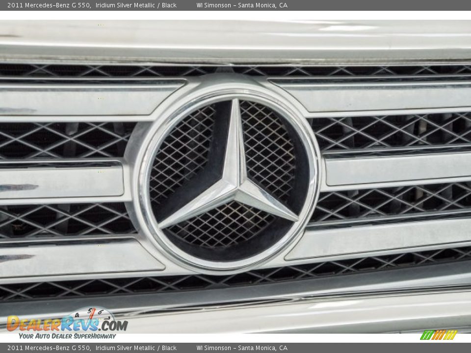 2011 Mercedes-Benz G 550 Iridium Silver Metallic / Black Photo #7