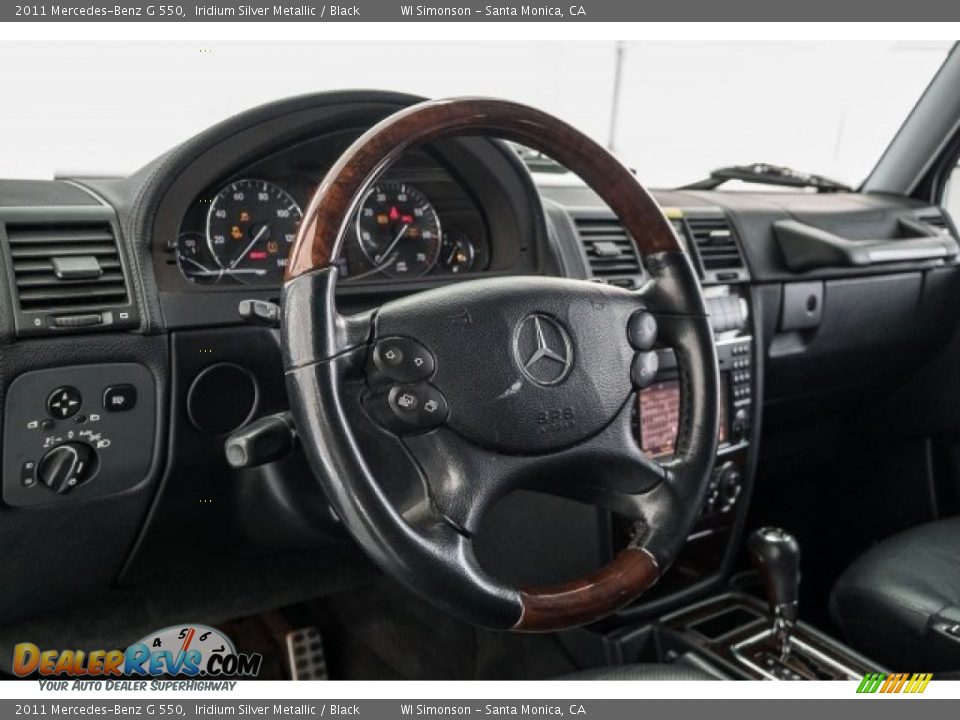 2011 Mercedes-Benz G 550 Iridium Silver Metallic / Black Photo #16
