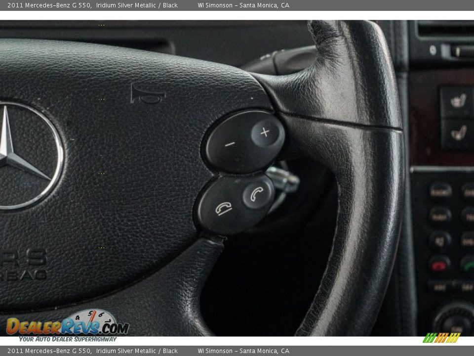 2011 Mercedes-Benz G 550 Iridium Silver Metallic / Black Photo #18