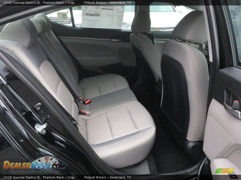 2018 Hyundai Elantra SE Phantom Black / Gray Photo #25