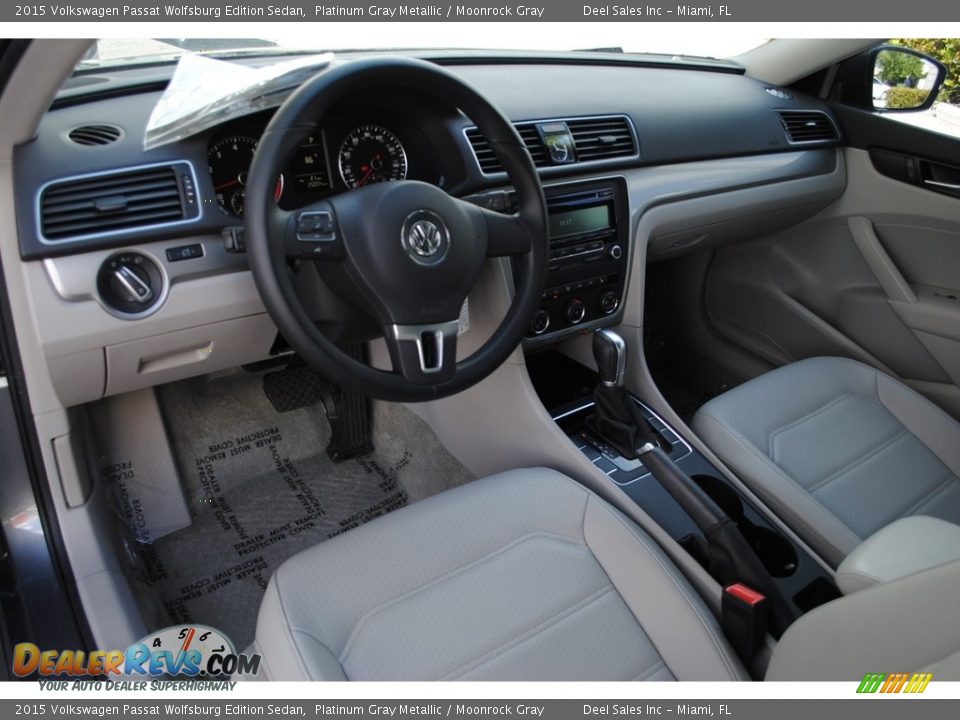 2015 Volkswagen Passat Wolfsburg Edition Sedan Platinum Gray Metallic / Moonrock Gray Photo #15
