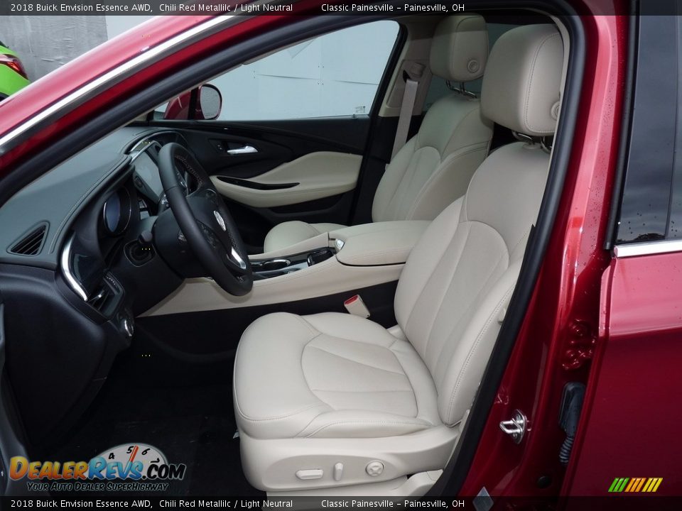 2018 Buick Envision Essence AWD Chili Red Metallilc / Light Neutral Photo #6