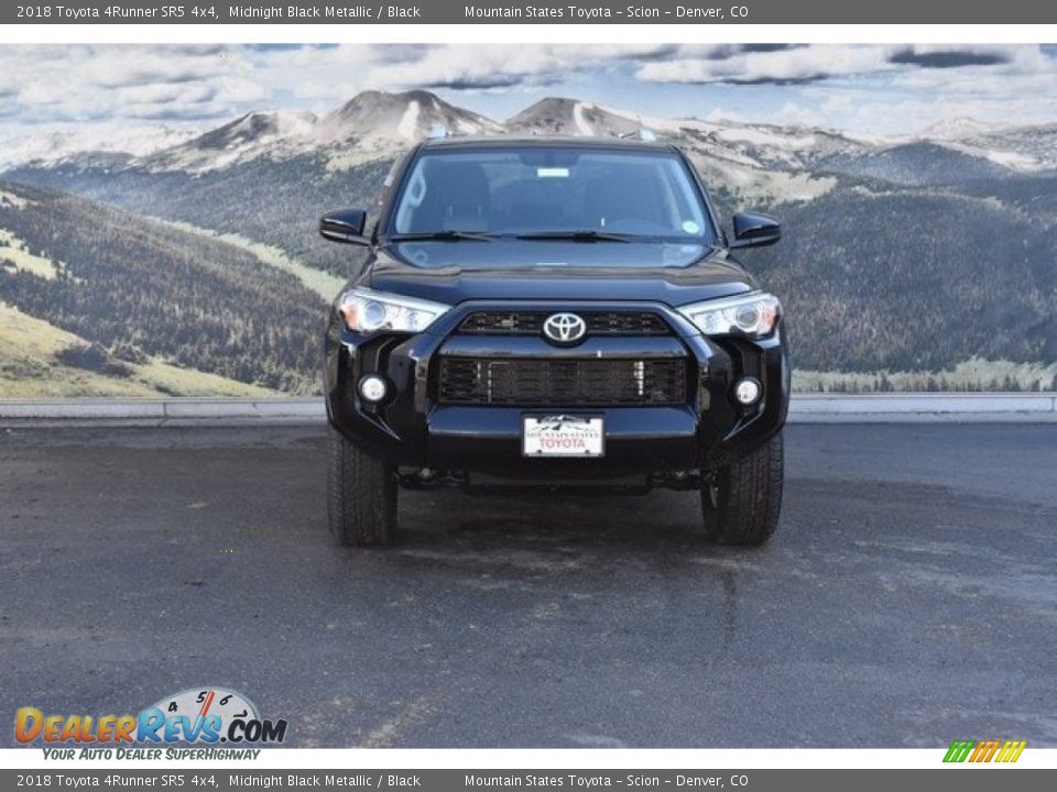 2018 Toyota 4Runner SR5 4x4 Midnight Black Metallic / Black Photo #2