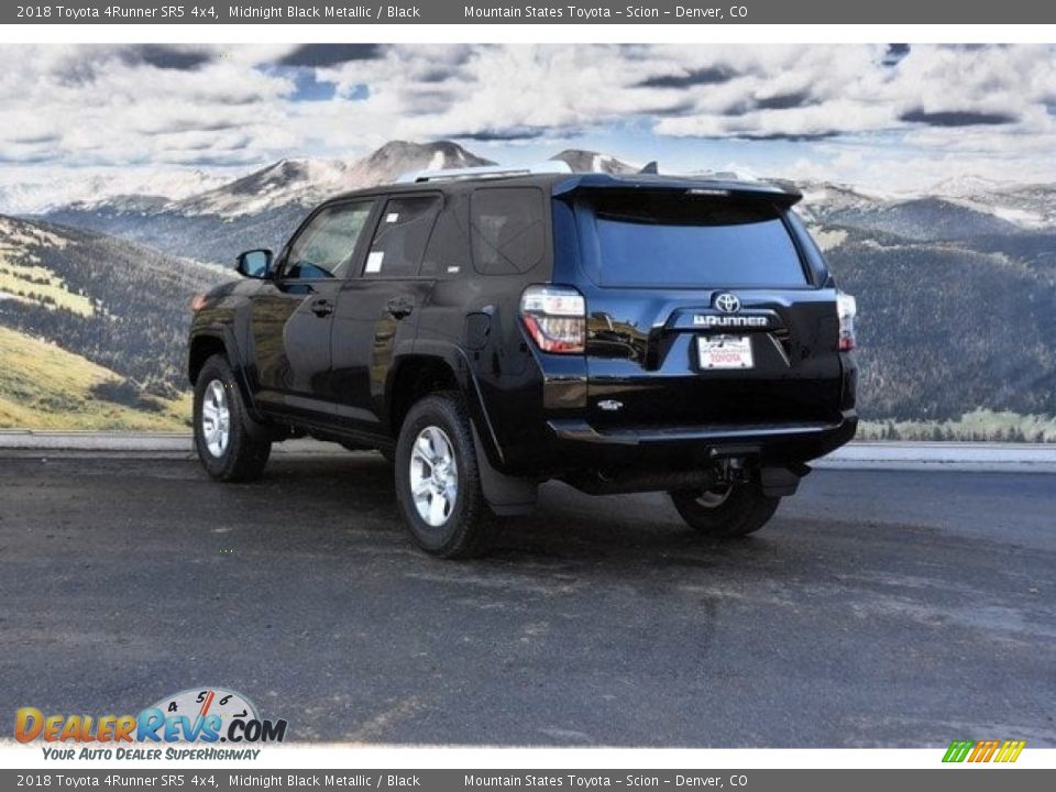 2018 Toyota 4Runner SR5 4x4 Midnight Black Metallic / Black Photo #3