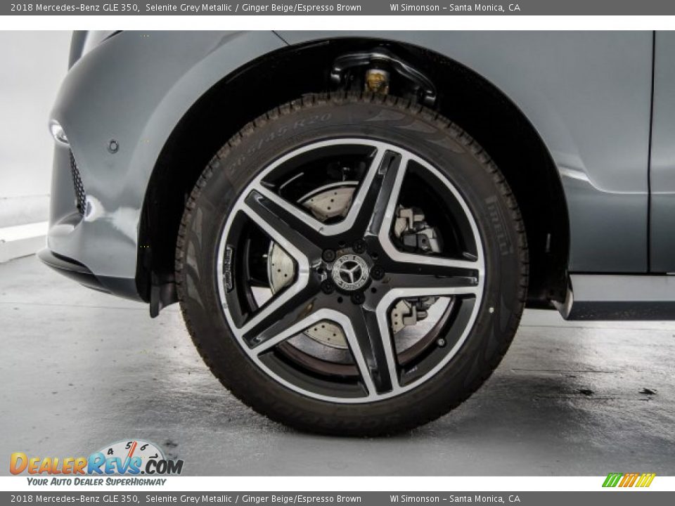 2018 Mercedes-Benz GLE 350 Selenite Grey Metallic / Ginger Beige/Espresso Brown Photo #9