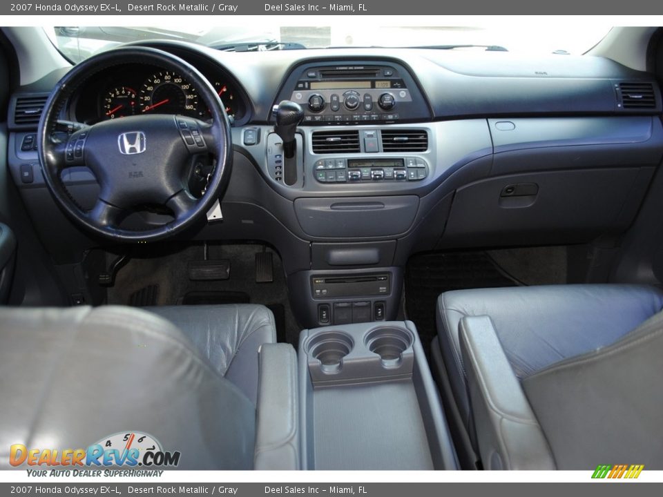 2007 Honda Odyssey EX-L Desert Rock Metallic / Gray Photo #12