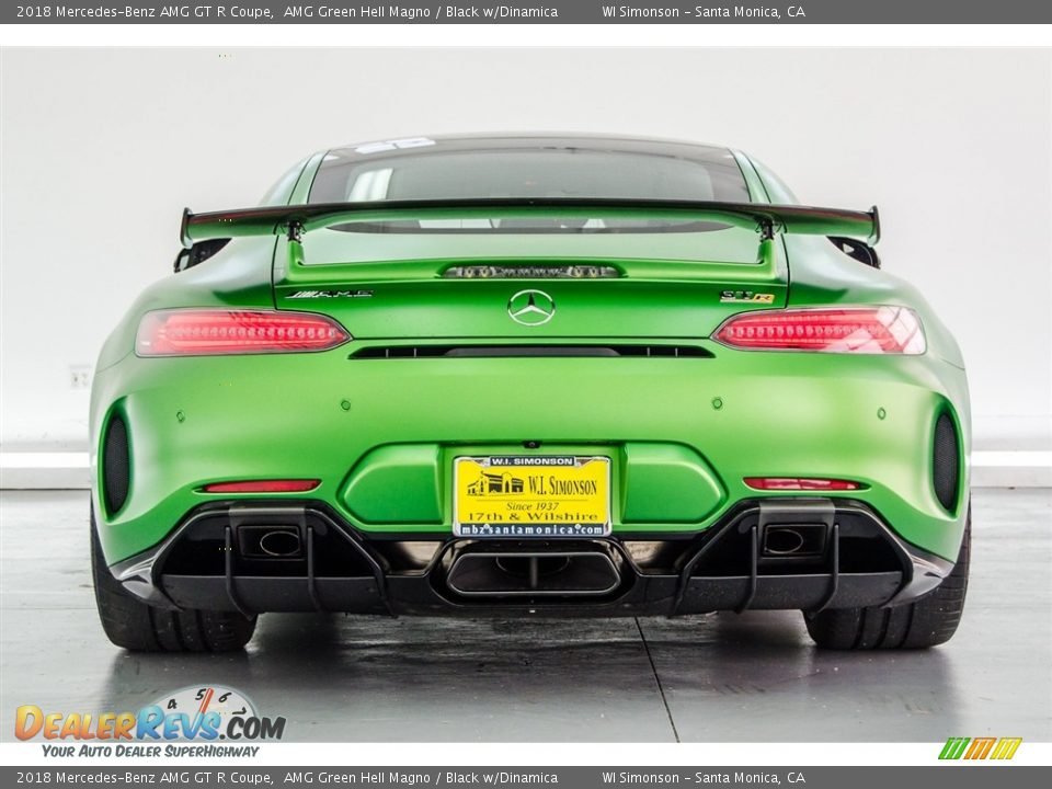 2018 Mercedes-Benz AMG GT R Coupe AMG Green Hell Magno / Black w/Dinamica Photo #3