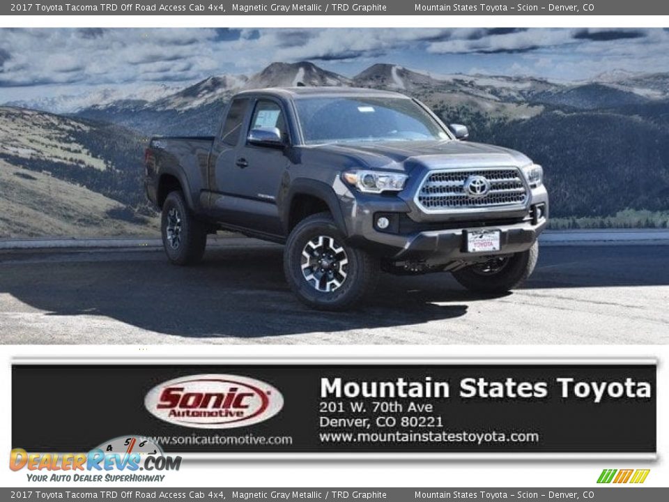 2017 Toyota Tacoma TRD Off Road Access Cab 4x4 Magnetic Gray Metallic / TRD Graphite Photo #1
