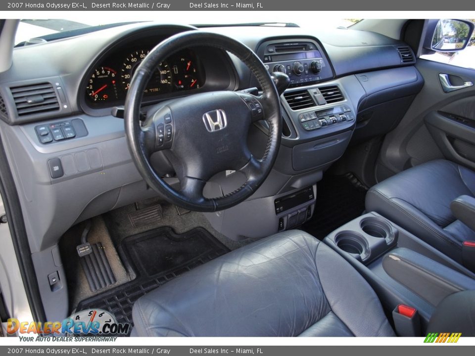 2007 Honda Odyssey EX-L Desert Rock Metallic / Gray Photo #16
