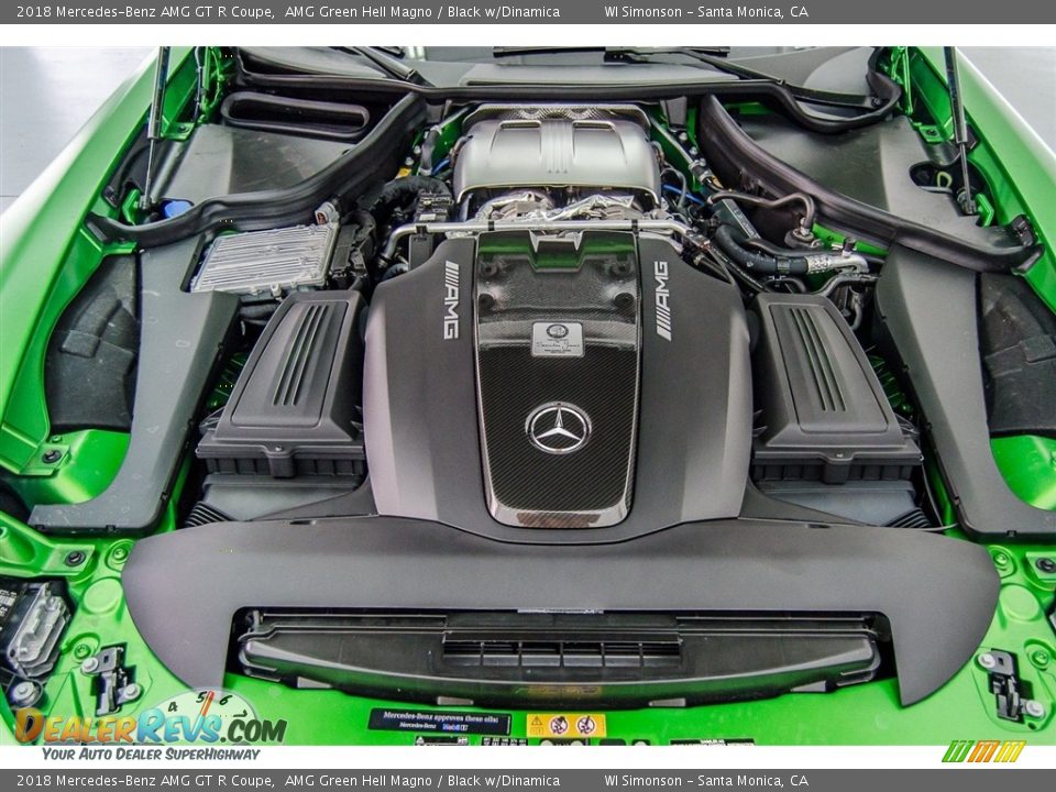 2018 Mercedes-Benz AMG GT R Coupe 4.0 Liter AMG Twin-Turbocharged DOHC 32-Valve VVT V8 Engine Photo #8