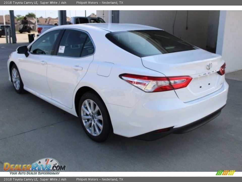 2018 Toyota Camry LE Super White / Ash Photo #6