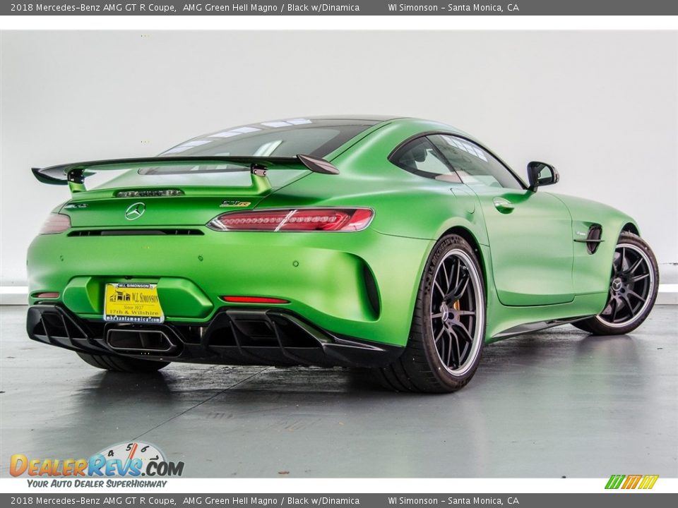 2018 Mercedes-Benz AMG GT R Coupe AMG Green Hell Magno / Black w/Dinamica Photo #16