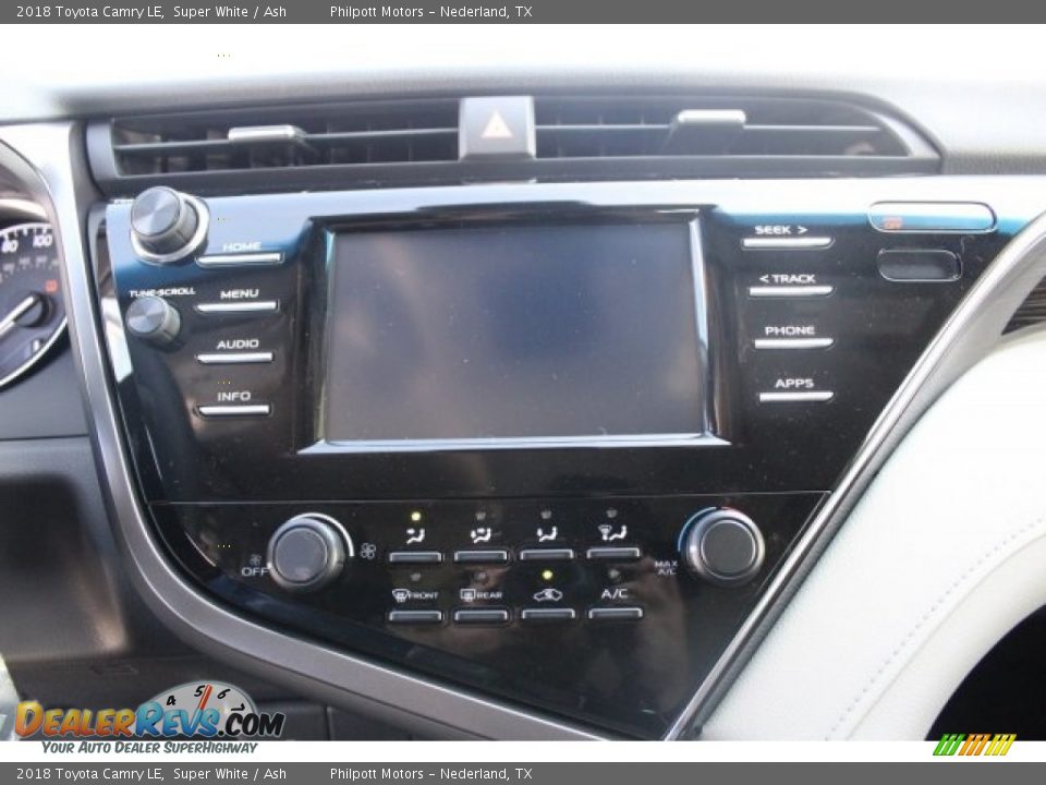 2018 Toyota Camry LE Super White / Ash Photo #12