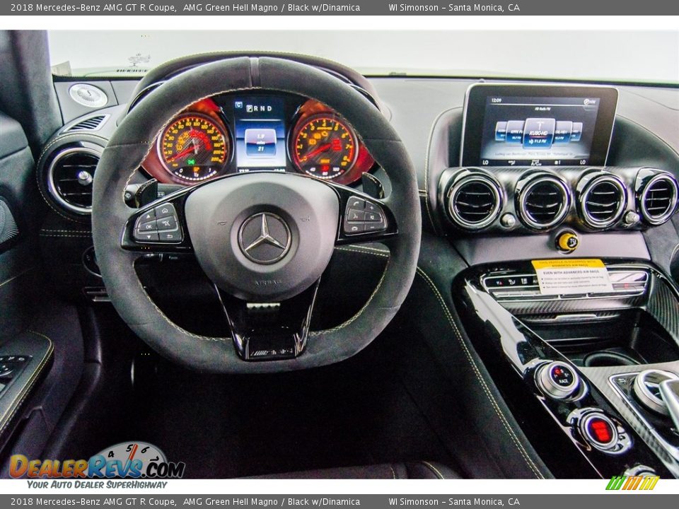 Dashboard of 2018 Mercedes-Benz AMG GT R Coupe Photo #22