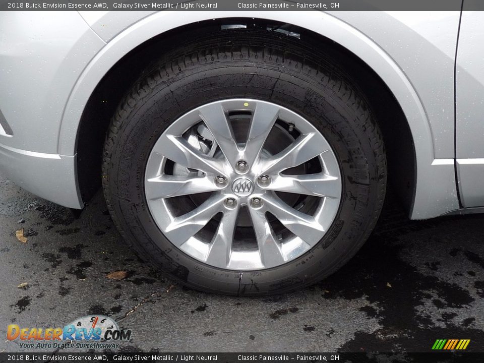 2018 Buick Envision Essence AWD Galaxy Silver Metallic / Light Neutral Photo #5