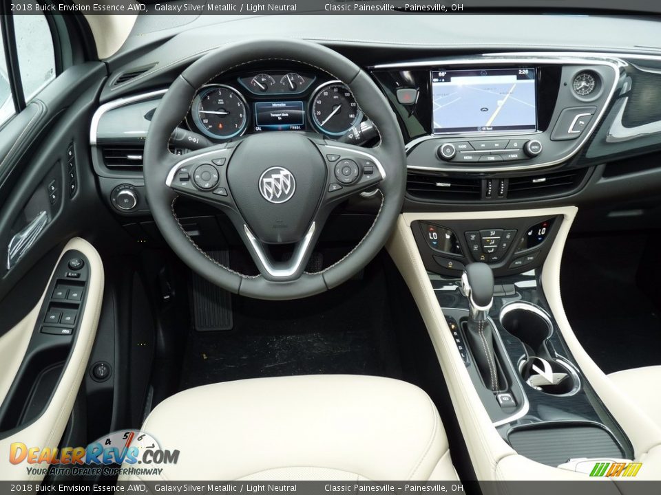 2018 Buick Envision Essence AWD Galaxy Silver Metallic / Light Neutral Photo #9