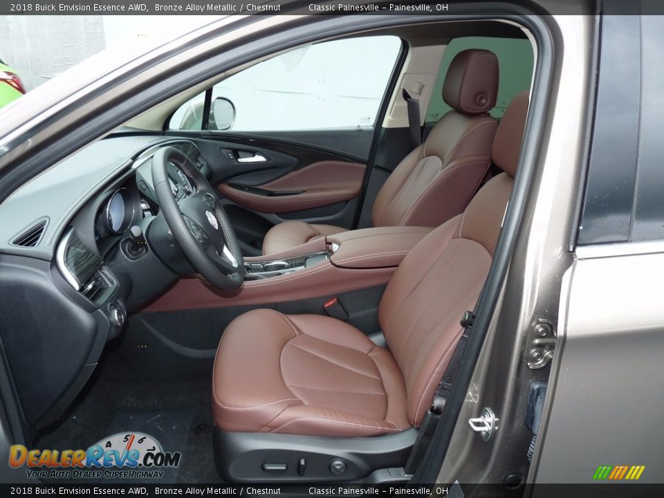 Front Seat of 2018 Buick Envision Essence AWD Photo #7