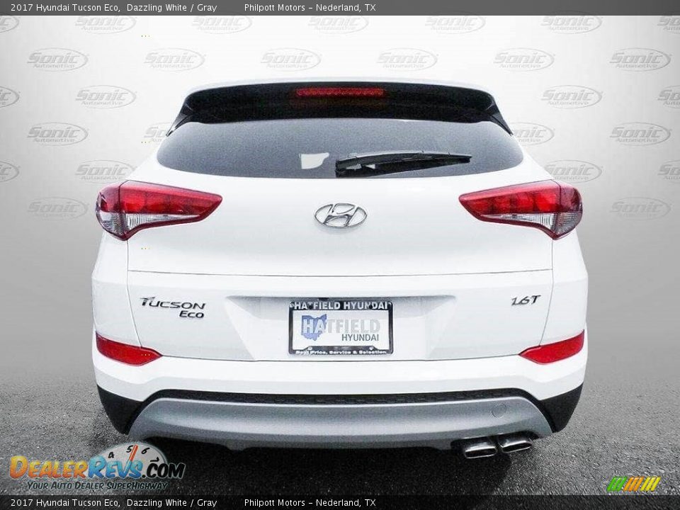 2017 Hyundai Tucson Eco Dazzling White / Gray Photo #4