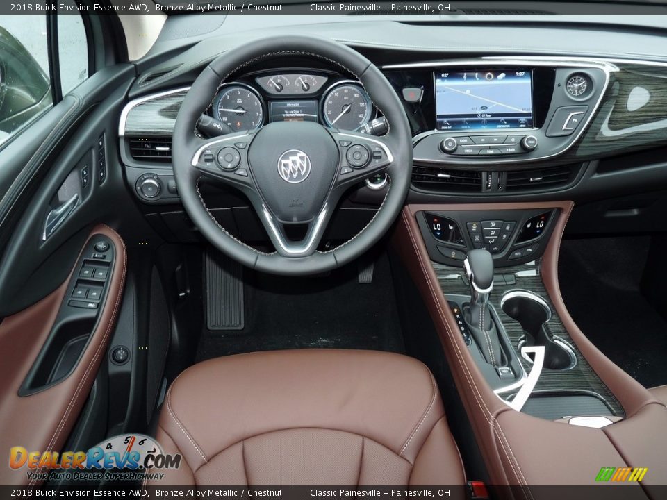 Dashboard of 2018 Buick Envision Essence AWD Photo #9