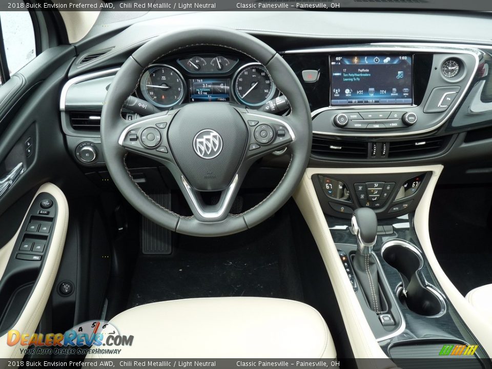 Dashboard of 2018 Buick Envision Preferred AWD Photo #8