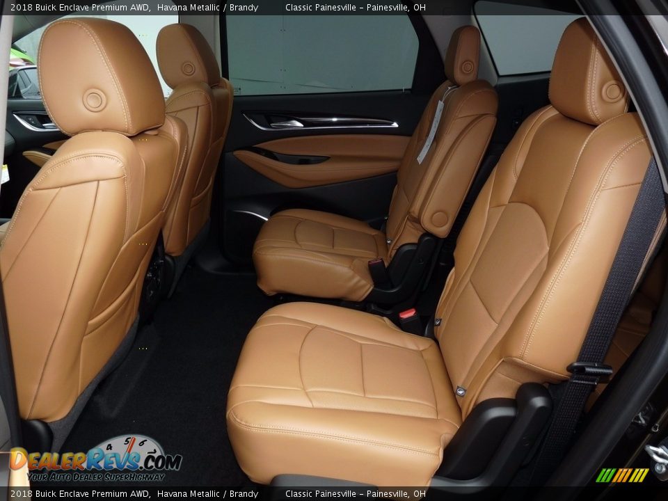 Rear Seat of 2018 Buick Enclave Premium AWD Photo #8