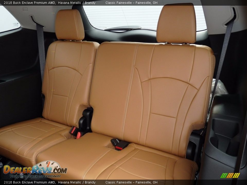 Rear Seat of 2018 Buick Enclave Premium AWD Photo #9