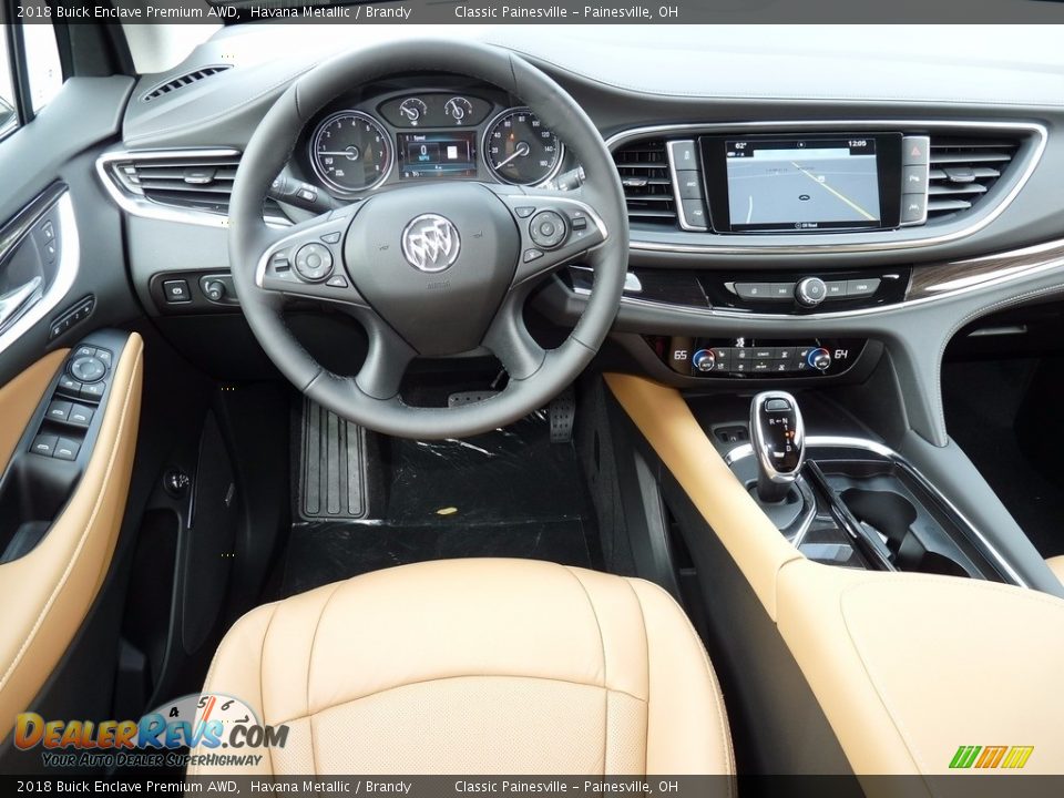 Dashboard of 2018 Buick Enclave Premium AWD Photo #10