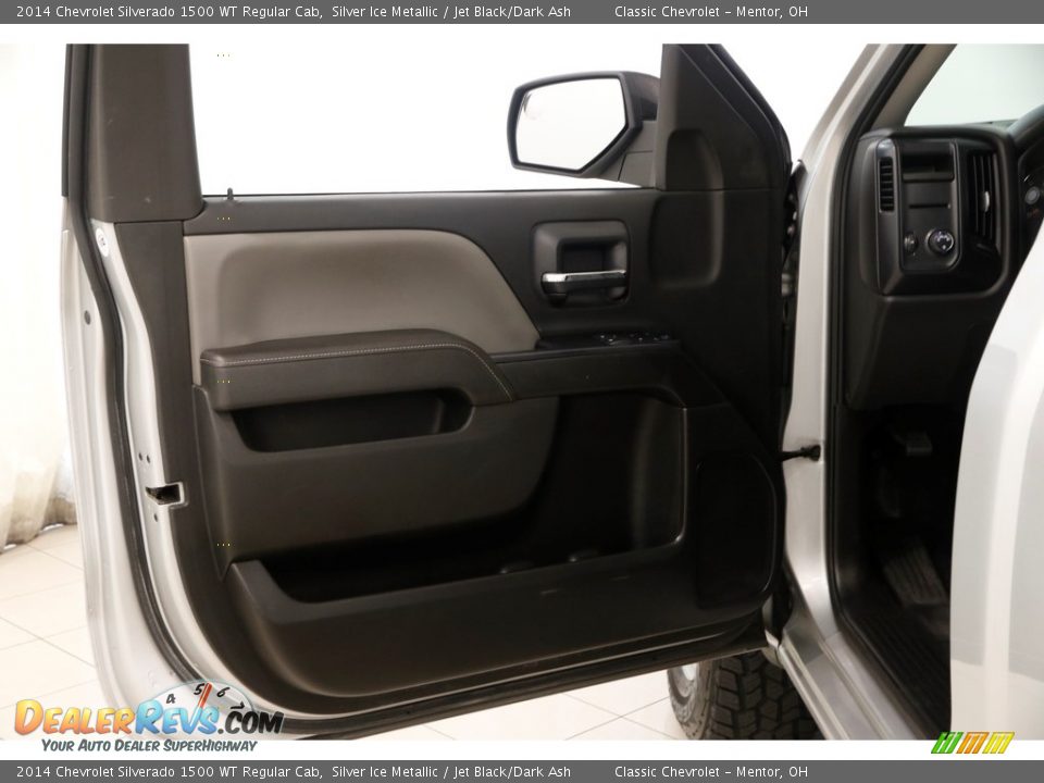 2014 Chevrolet Silverado 1500 WT Regular Cab Silver Ice Metallic / Jet Black/Dark Ash Photo #4
