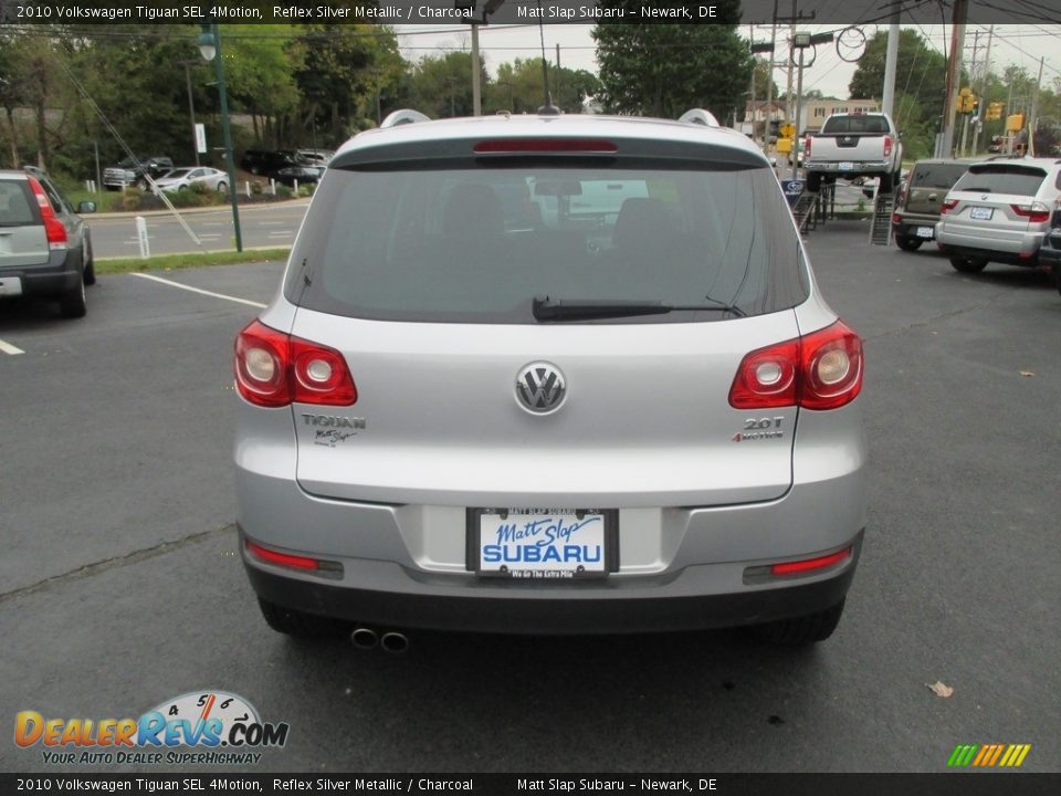 2010 Volkswagen Tiguan SEL 4Motion Reflex Silver Metallic / Charcoal Photo #7
