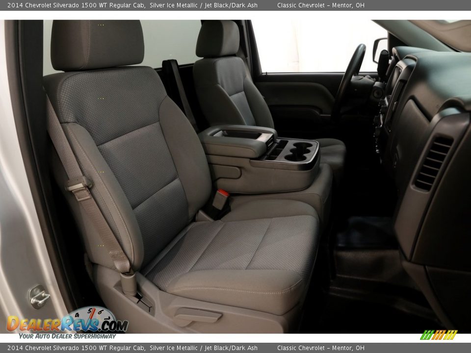 2014 Chevrolet Silverado 1500 WT Regular Cab Silver Ice Metallic / Jet Black/Dark Ash Photo #11