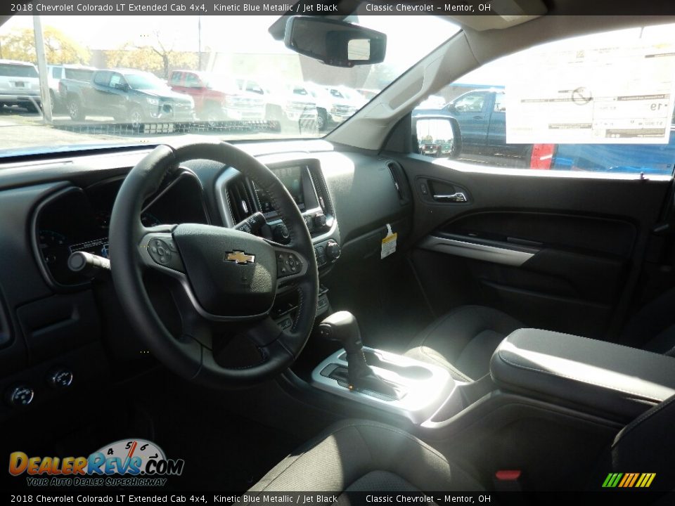 2018 Chevrolet Colorado LT Extended Cab 4x4 Kinetic Blue Metallic / Jet Black Photo #7