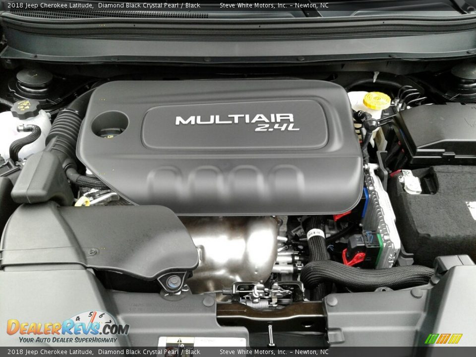 2018 Jeep Cherokee Latitude Diamond Black Crystal Pearl / Black Photo #25