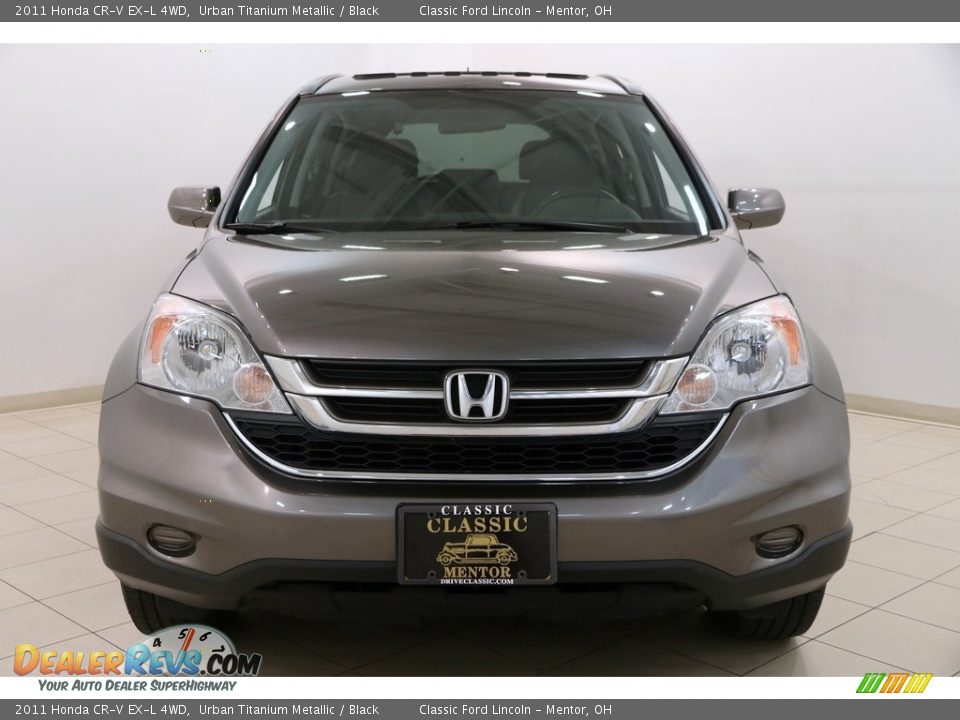 2011 Honda CR-V EX-L 4WD Urban Titanium Metallic / Black Photo #2