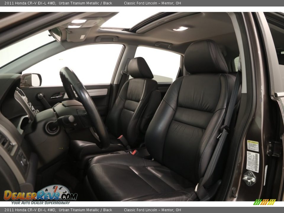2011 Honda CR-V EX-L 4WD Urban Titanium Metallic / Black Photo #5