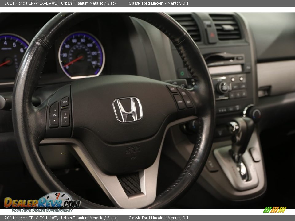 2011 Honda CR-V EX-L 4WD Urban Titanium Metallic / Black Photo #6