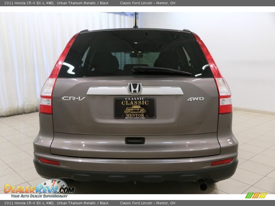2011 Honda CR-V EX-L 4WD Urban Titanium Metallic / Black Photo #13