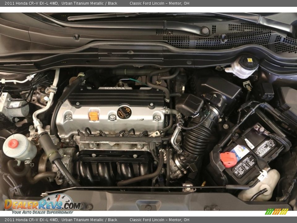 2011 Honda CR-V EX-L 4WD Urban Titanium Metallic / Black Photo #14