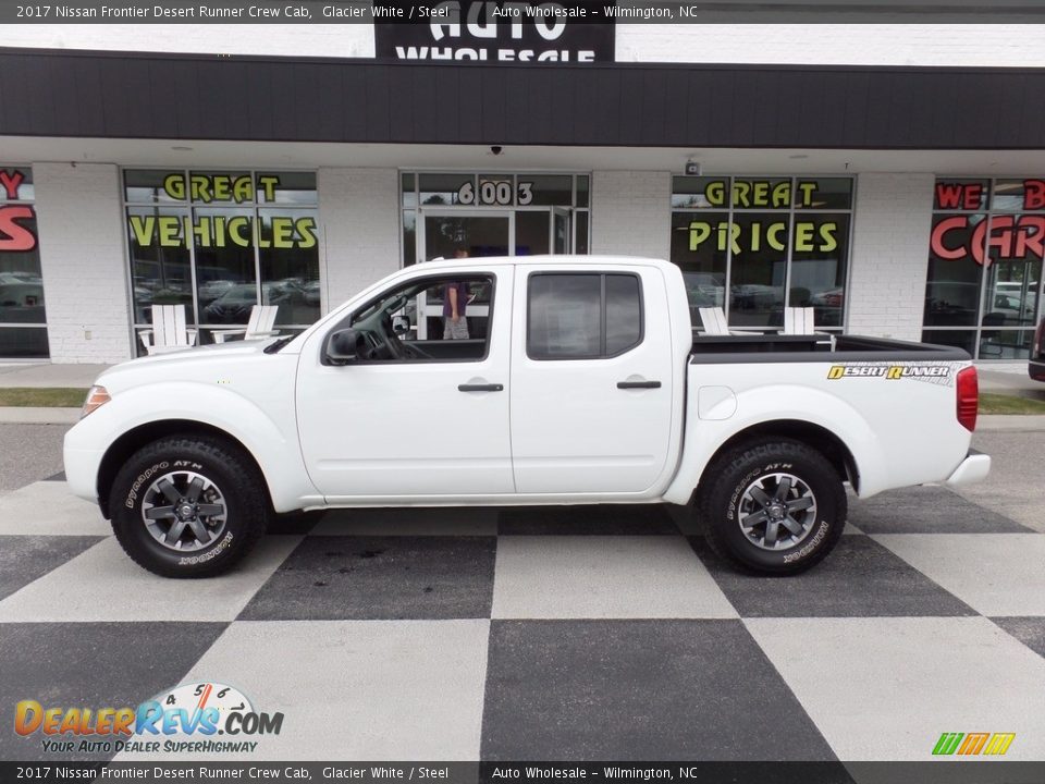 2017 Nissan Frontier Desert Runner Crew Cab Glacier White / Steel Photo #1