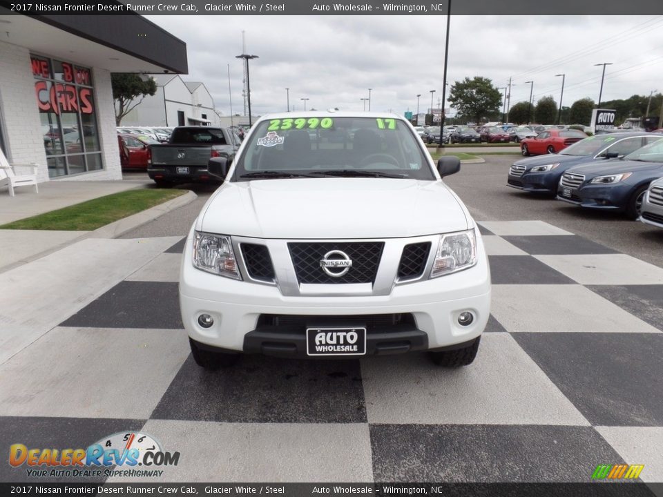 2017 Nissan Frontier Desert Runner Crew Cab Glacier White / Steel Photo #2