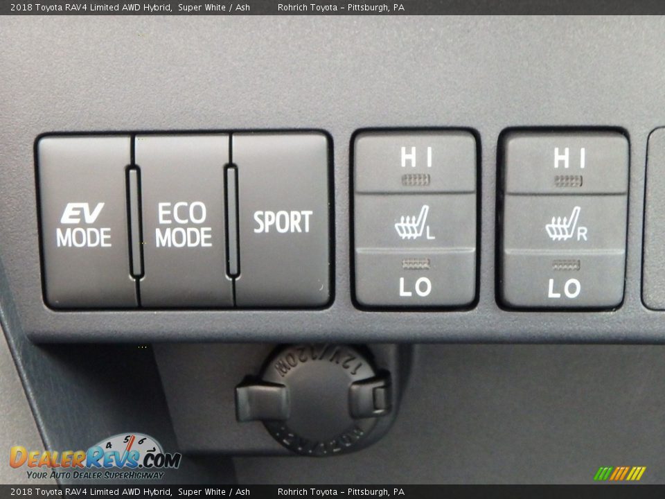Controls of 2018 Toyota RAV4 Limited AWD Hybrid Photo #14